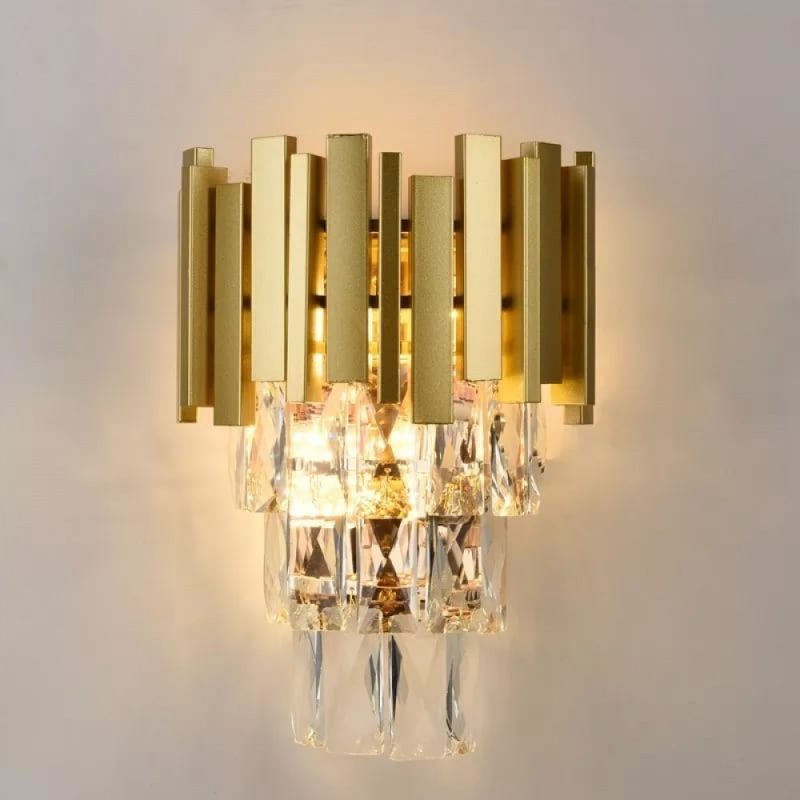 Aplica Cristal, Elit'S, Gold, Esn339/2W