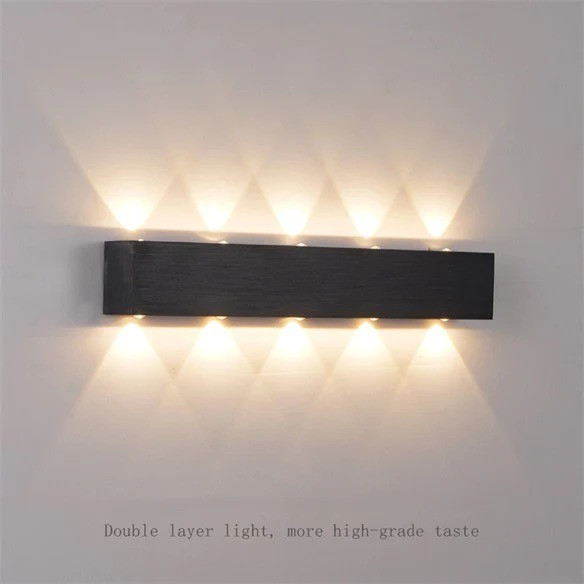 Aplica Led, Elit's, 20W+18W, Negru