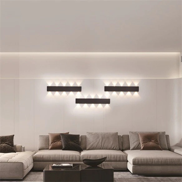 Aplica Led, Elit's, 20W+18W, Negru