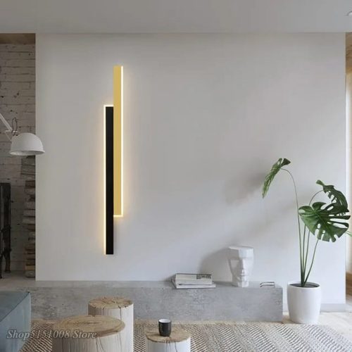 Aplica Led, Elit'S, Negru-Gold, Esn3929 BK+GD, 60CM