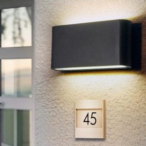 Aplica LED Exterior Elit's Cruz III BK