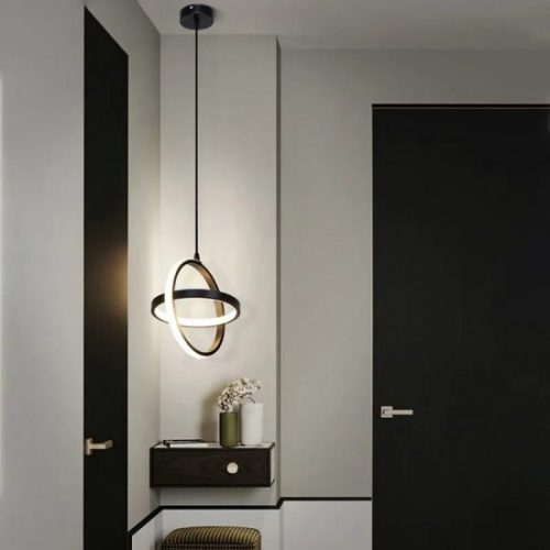 Aplica Led suspendata, Elit'S, Reia S, 26w Negru