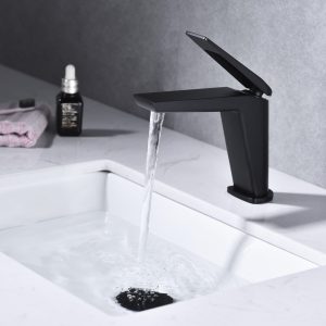 Baterie lavoar Premium,Elit's Modern Edition 5006-1, Negru