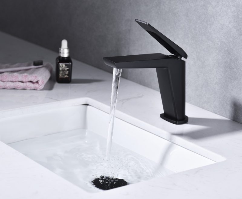 Baterie lavoar Premium,Elit's Modern Edition 5006-1, Negru