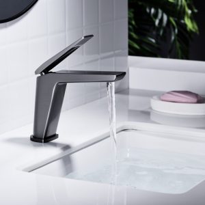 Baterie lavoar Premium,Elit's Modern Edition 5006-2, Negru-Gri