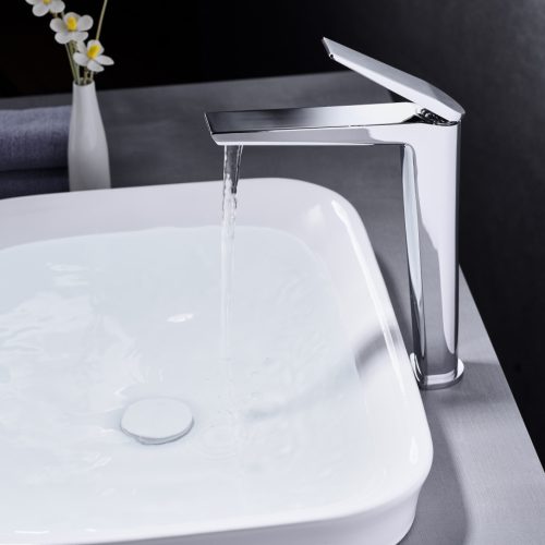 Baterie lavoar Premium,Elit's Modern Edition 5007, Inalta Cromat