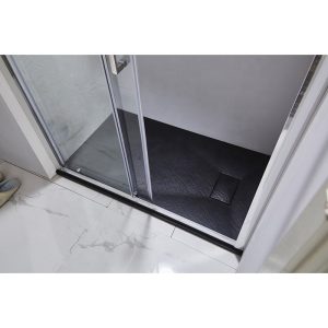 cadita-baie-din-compozit-smack-80-x-80-cm-cu-sifon-negru3498.jpg Cadita Baie Din Compozit , Elit's , 80 X 80 Cm, Cu Sifon,Negru