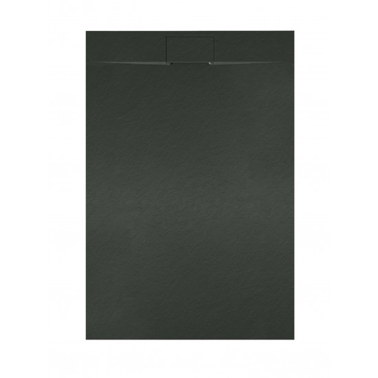 Cadita Baie Din Compozit , Elit's  , 90 X70 Cm, Cu Sifon,Negru US