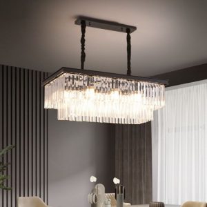 Candelabru Cristal, Elit'S, Aimee 80 cm, negru