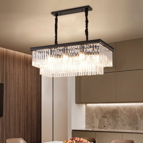 Candelabru Cristal, Elit'S, Aimee 80 cm, negru
