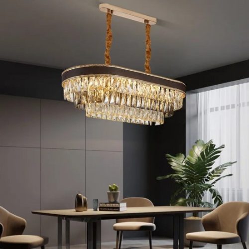Candelabru Cristal, Elit'S, Anais 80, Gold