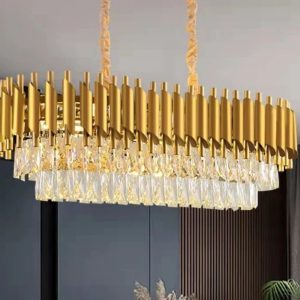 Candelabru Cristal, Elit'S, Gold, EsnS89001-800-300,80cm