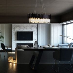 candelabru-cristal-elit-s-negru-mat-80x30-cm3395.jpg Candelabru Cristal Elit's, negru mat, 80x30 cm