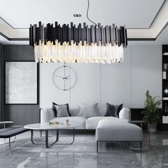 candelabru-cristal-elit-s-negru-mat-80x30-cm3396.jpg Candelabru Cristal Elit's, negru mat, 80x30 cm