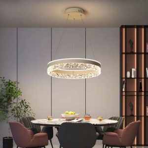 Lustra LED Cu Telecomanda, Elit's Alb , 124w