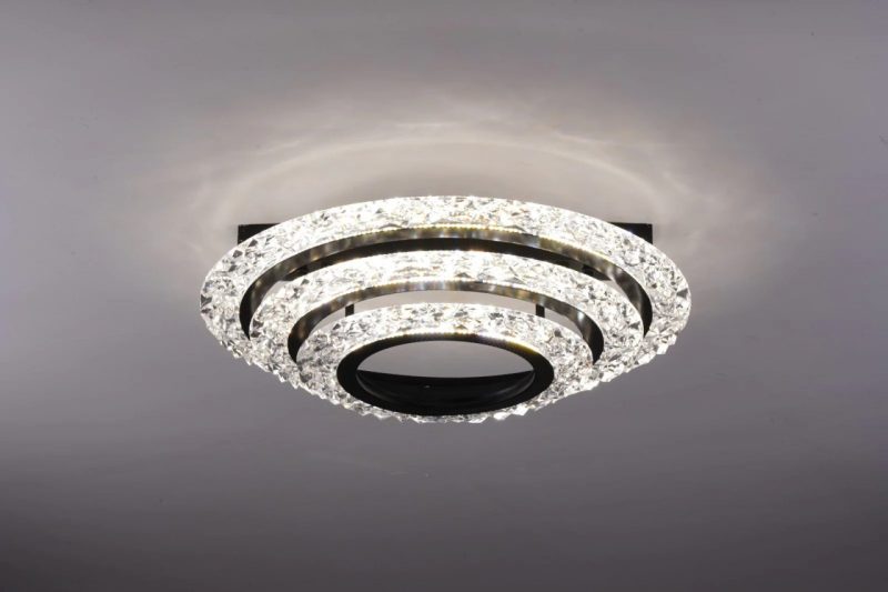 Lustra LED Cu Telecomanda, Elit's, EsnM401-BK, 112W, Negru