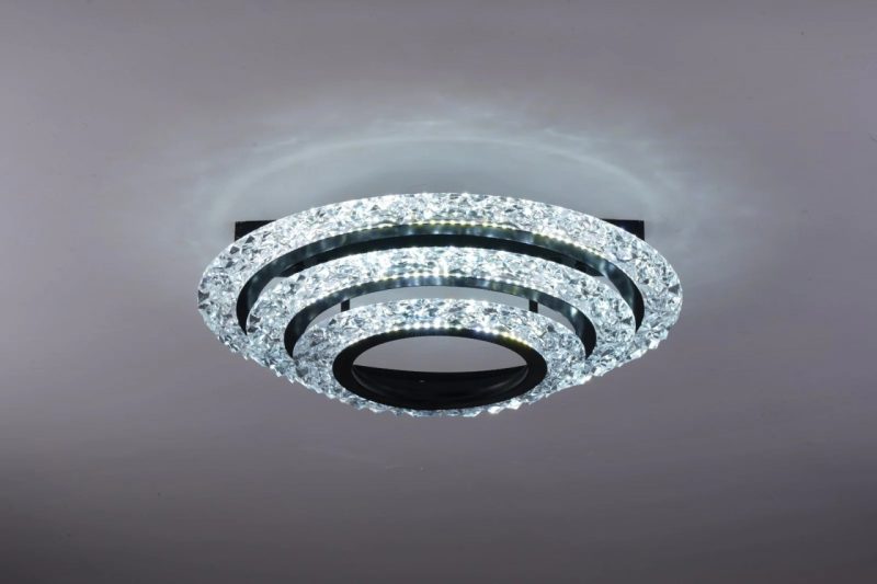 Lustra LED Cu Telecomanda, Elit's, EsnM401-BK, 112W, Negru