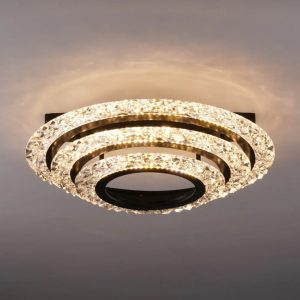 Lustra LED Cu Telecomanda, Elit's, EsnM401-BK, 112W, Negru