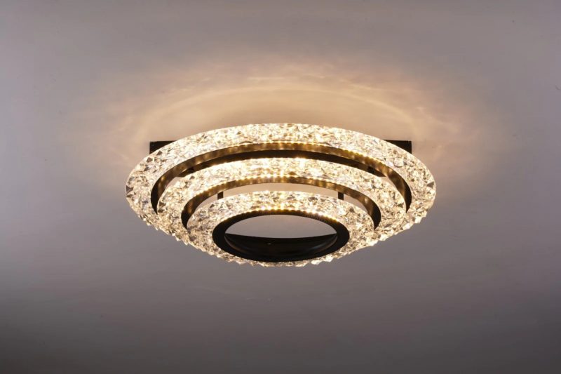 Lustra LED Cu Telecomanda, Elit's, EsnM401-BK, 112W, Negru