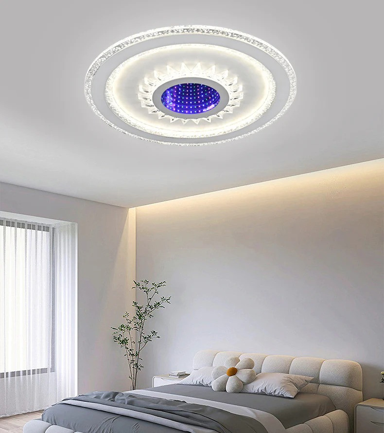 Lustra LED Cu Telecomanda, Elit's, EsnR9016/500, 134W, Alb