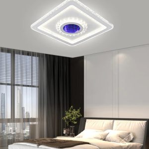 Lustra LED Cu Telecomanda, Elit's, EsnR9017/500, 134W, Alb