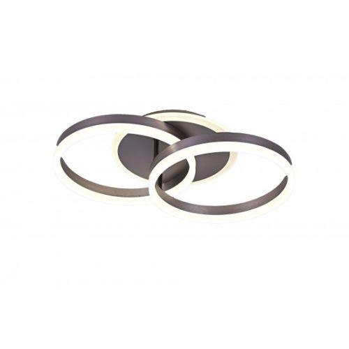 Lustra LED Cu Telecomanda, Elit's, Luz 12 Lux Maro caffe, 100w