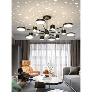 Lustra Led Cu Telecomanda, Elit's, Vidal, 208w
