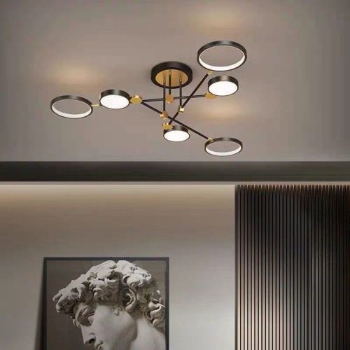Lustra Led Cu Telecomanda, Elit's, Vidal Y, 108 w intensitate reglabila
