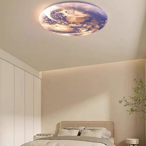 Lustra LED Plafoniera, Elit's, Pamant, 48W lumina calda ,rece si neutra