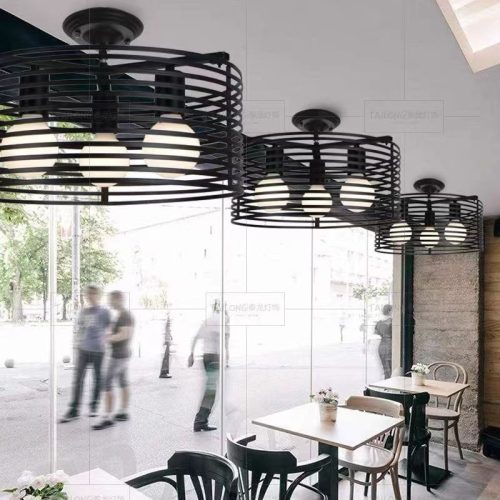 Lustra Pendul Elit's Negru Rotund 3