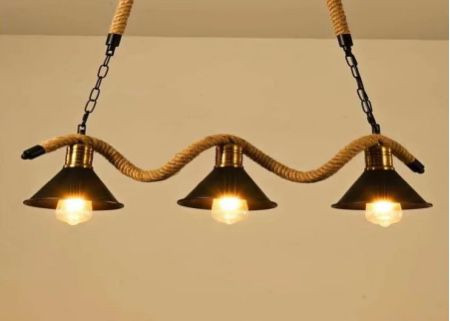 Lustra rustica Esn 8341-3F, 3 Socluri