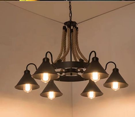 Lustra Rustica ESN8105-6F, 6 socluri