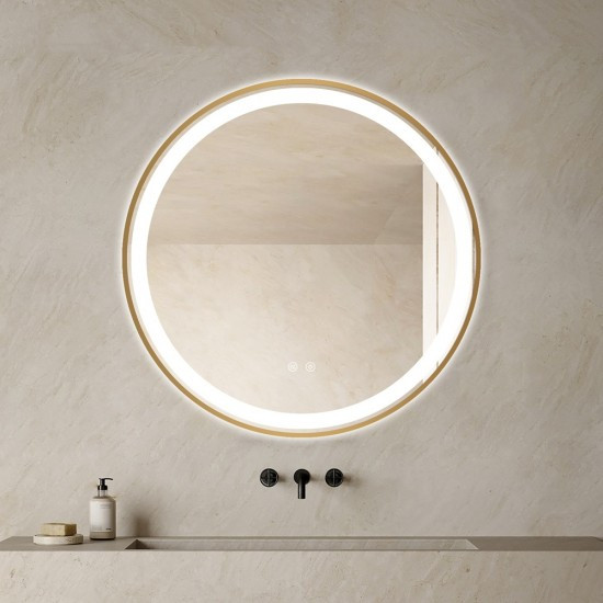 oglinda-baie-led-si-dezaburire-elit-s-premium-cu-senzor-touch-lumina3708.jpg Oglindă Baie LED și Dezaburire Elit’s Premium cu Senzor Touch, Lumina Rece, Caldă și Neutră, 70cm, Rama Rose Gold