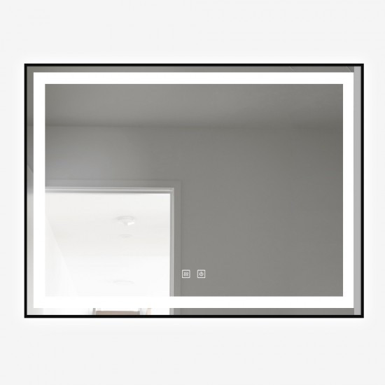 oglinda-baie-led-si-dezaburire-elit-s-premium-cu-senzor-touch-lumina3723.jpg Oglindă Baie LED și Dezaburire Elit’s Premium cu Senzor Touch - Lumina Rece, Caldă și Neutră - 80x60cm - Rama Negru Antichizat