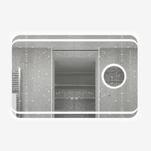 Oglindă Baie LED și Dezaburire Elit’s Premium cu Senzor Touch, Lumina Rece, Caldă și Neutră, 90x60cm, Lupa Cosmetica esn141