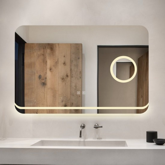 oglinda-baie-led-si-dezaburire-elit-s-premium-cu-senzor-touch-lumina3765.jpg Oglindă Baie LED și Dezaburire Elit's Premium cu Senzor Touch, Lumina Rece, Caldă și Neutră, 90x60cm, Lupa Cosmetica
