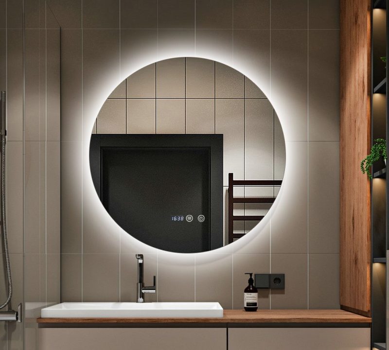 oglinda-baie-led-si-dezaburire-elit-s-premium-cu-senzor-touch-lumina3870.jpg Oglindă Baie LED și Dezaburire Elit's Premium cu Senzor Touch, Lumina Rece, Caldă și Neutră, 90 cm, lumina ambientala spate
