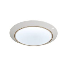 Plafoniera LED ESN 48WWH/GD, 48W, Lumina Alb Rece 6500k, Alb/Auriu