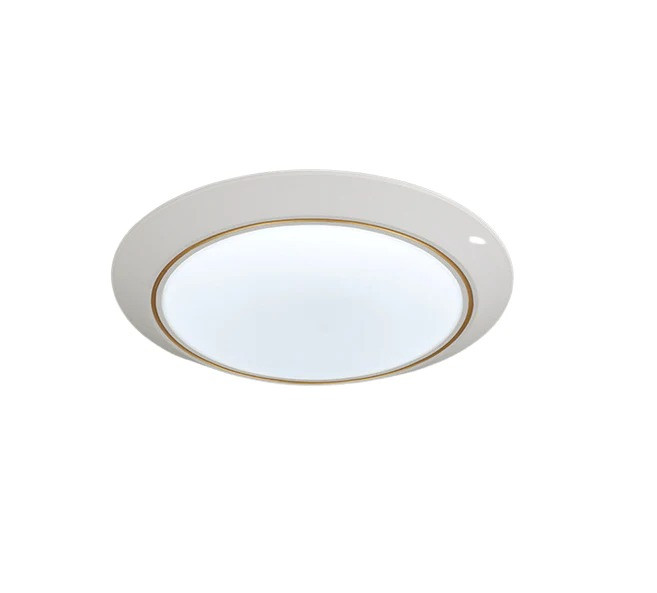 Plafoniera LED ESN36WWH/GD 36W, Lumina Alb Rece 6500k, Alb/Auriu