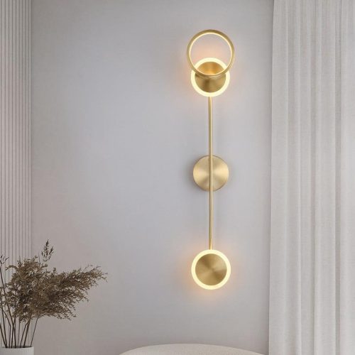 Aplica LED ,Elit's Y Gold, 13W, Auriu/Alb