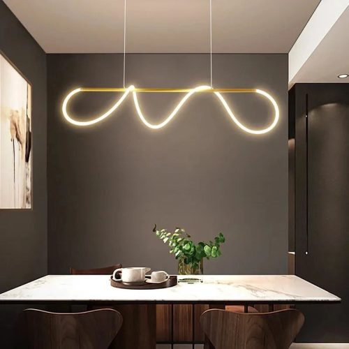 Lustra led cu telecomanda,Elit's Neo Gold 100 cm, 35w