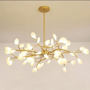 Lustra led , Exclusive Evelyn Gold-Alb, 54 becuri G4