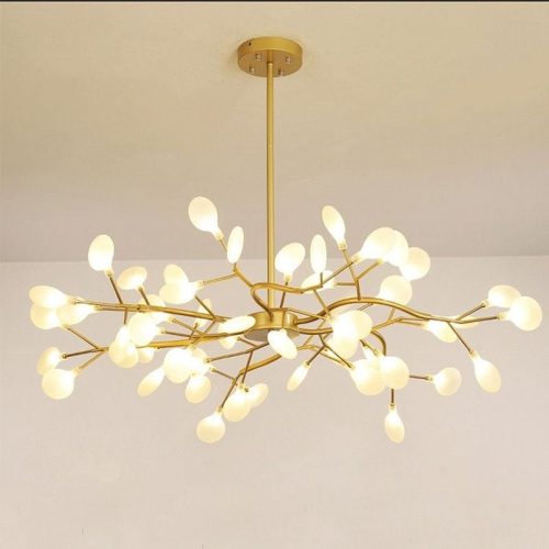 Lustra led , Exclusive Evelyn Gold-Alb, 54 becuri G4