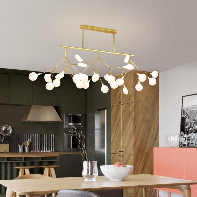 Lustra led , Exclusive Evelyn Gold-Alb, 27 becuri G4