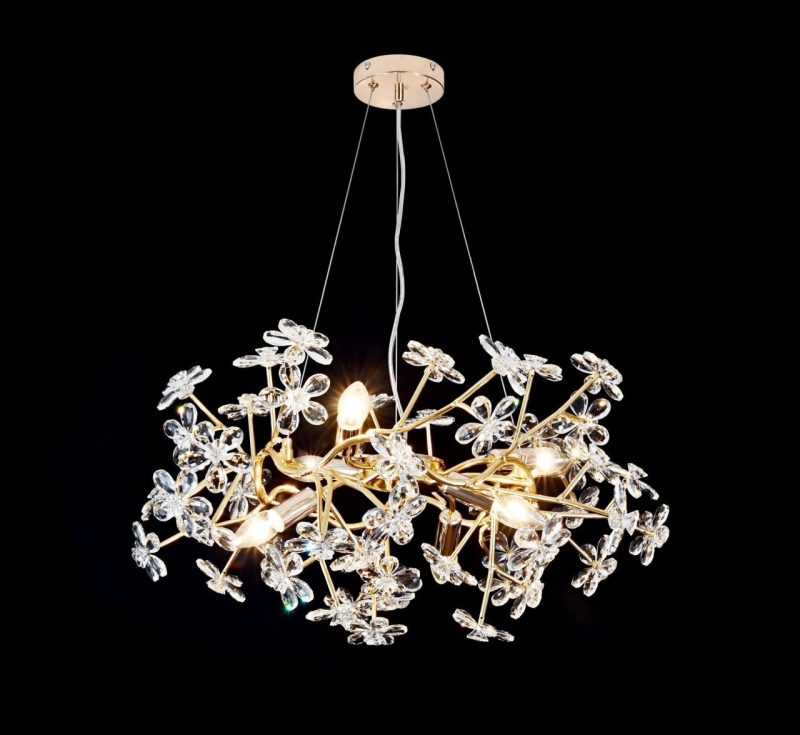 Lustra led ,Elit's Exclusive Evelyn LUX Gold, 80 cm