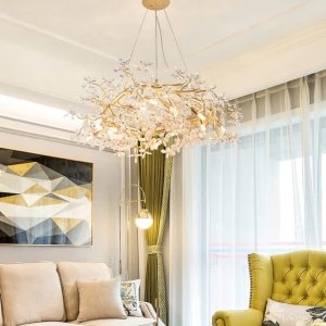 Lustra led ,Elit's Exclusive Evelyn LUX Gold, 80 cm