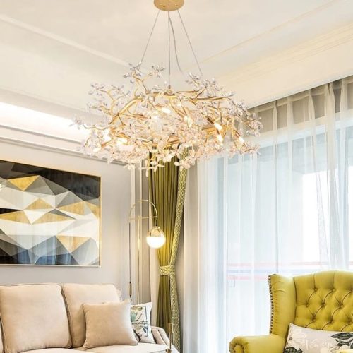 Lustra led , Elit's Exclusive Evelyn LUX Gold, 60 cm