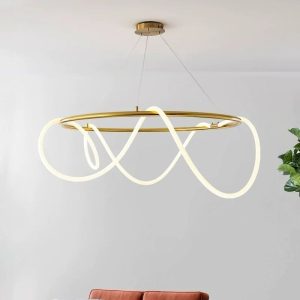 Lustra led ,Elit's Neo Gold 80 cm, 70w
