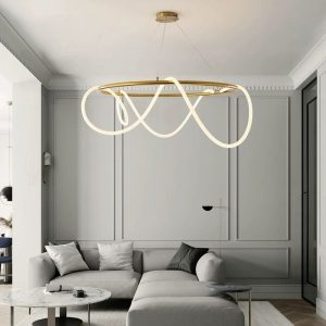 Lustra led ,Elit's Neo Gold 80 cm, 70w