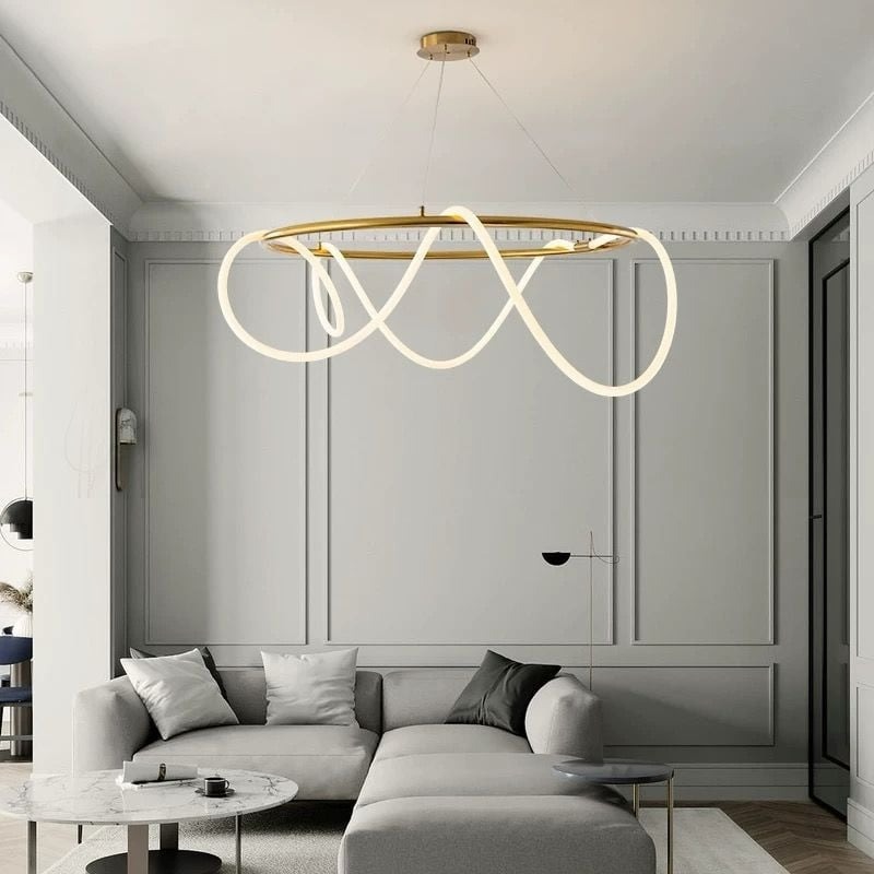 Lustra led ,Elit's Neo Gold 80 cm, 70w